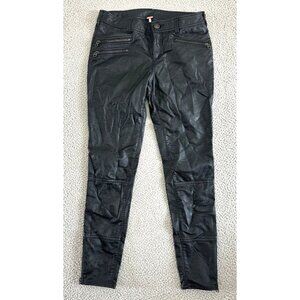 Free People Faux Leather Pants vegan Biker Goth Rock